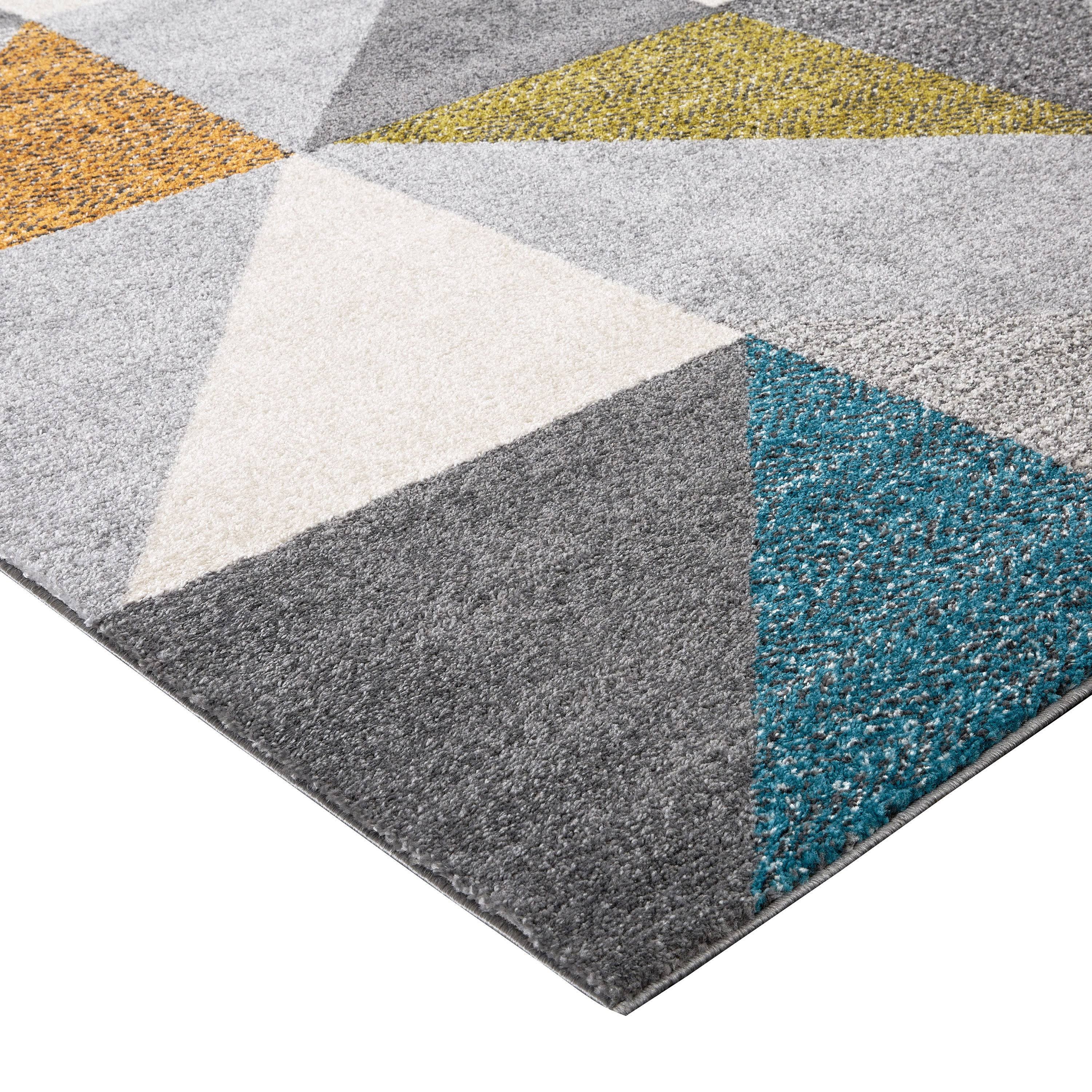 BALTA Rugs Orleans Gray/Yellow Area Rug, Size: 7'10 inch x 10'