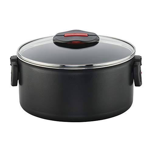 Ballarini 75002-789 Click & Cook Nonstick Cookware Set, 5-pc, Black