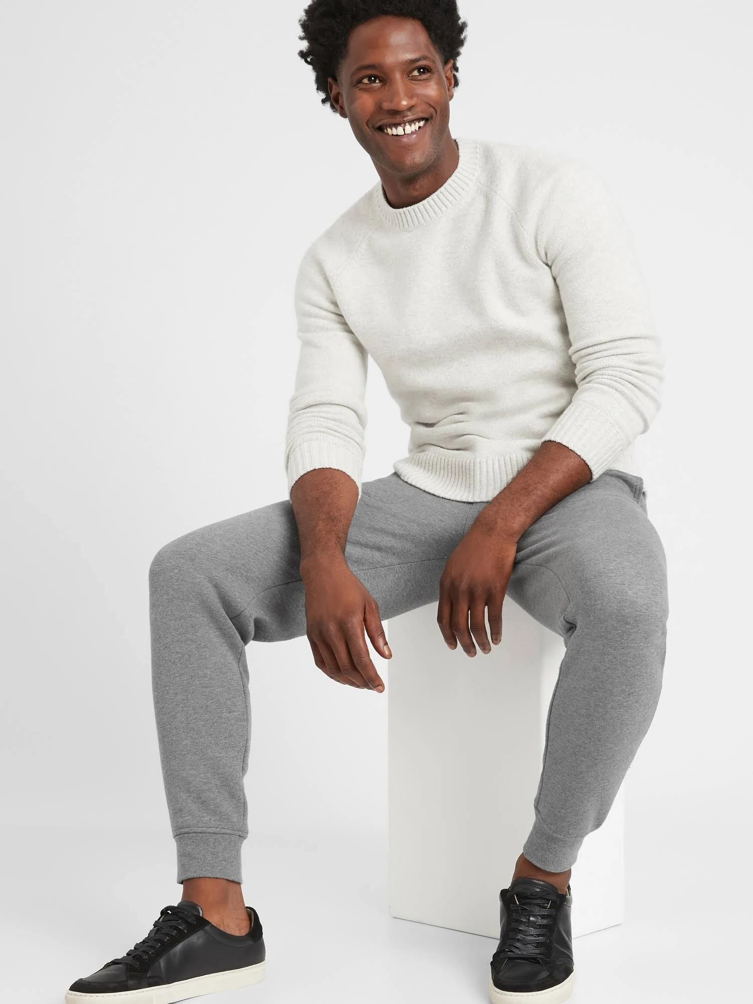 Men's Knit Jogger Heather Grey