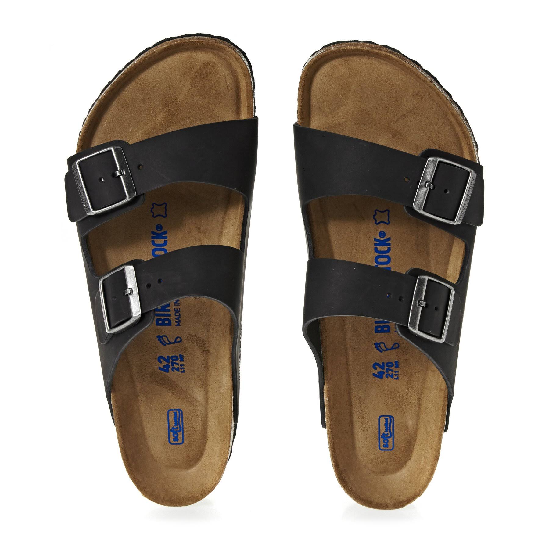 Birkenstock Arizona Softbed Oiled Leather Black