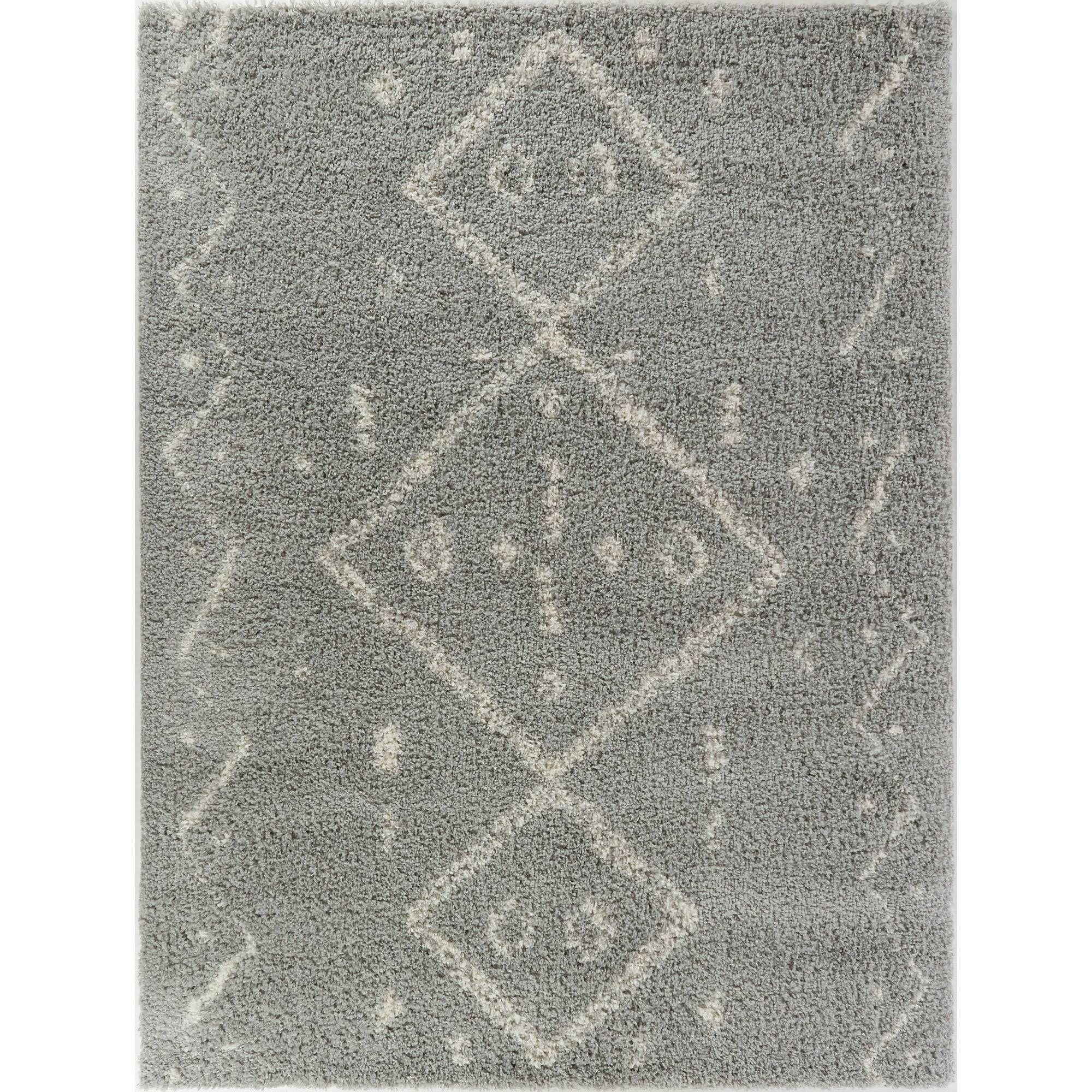 BALTA Duran Grey 5 ft. x 7 ft. Moroccan Shag Area Rug