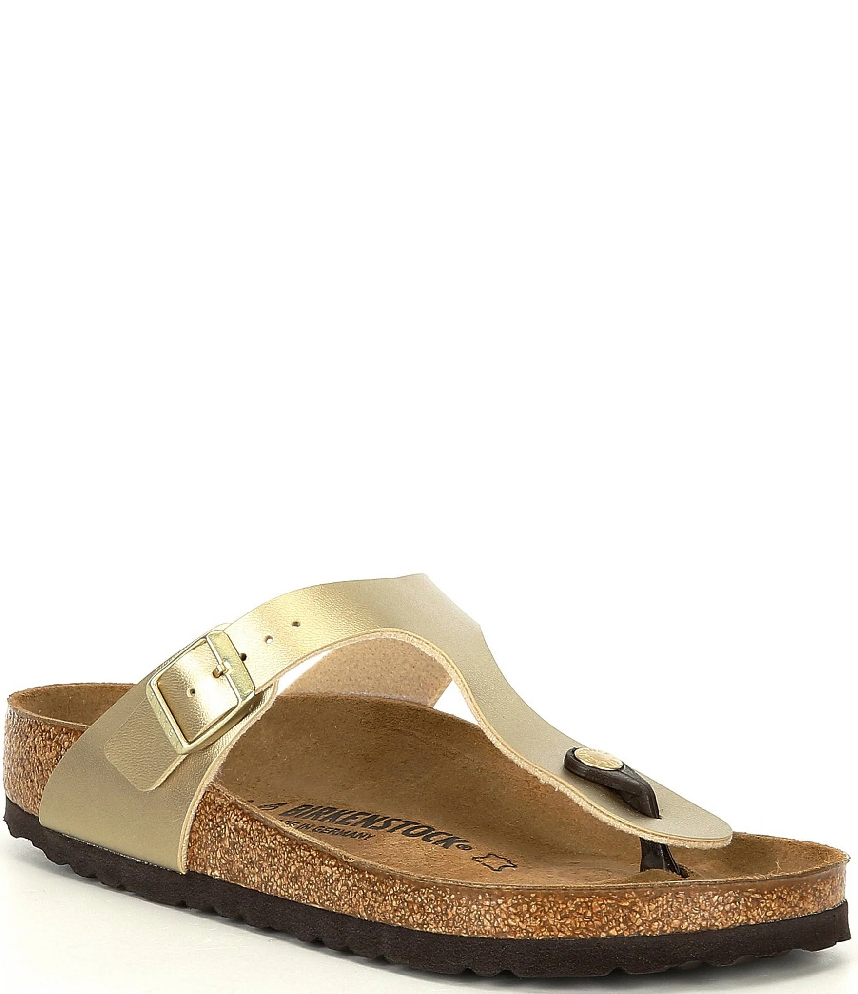 Birkenstock Women's Gizeh Birko-Flor Gold / 36