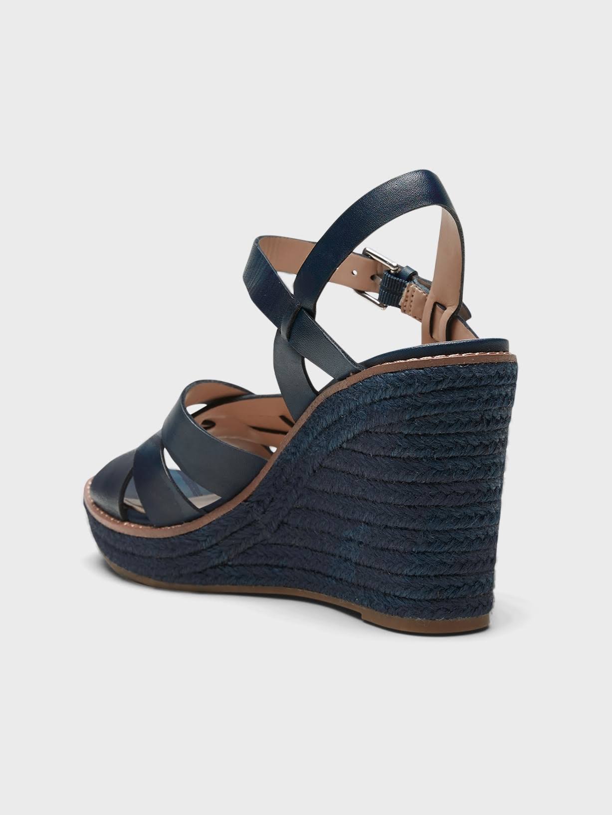 Banana Republic Women's Strappy Espadrille Sandal Navy Size 9 1/2
