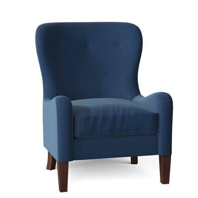 Gilliam 32x22 Wide Tufted Down Cushion Armchair Birch Lane Body Fabric: Classic Indigo