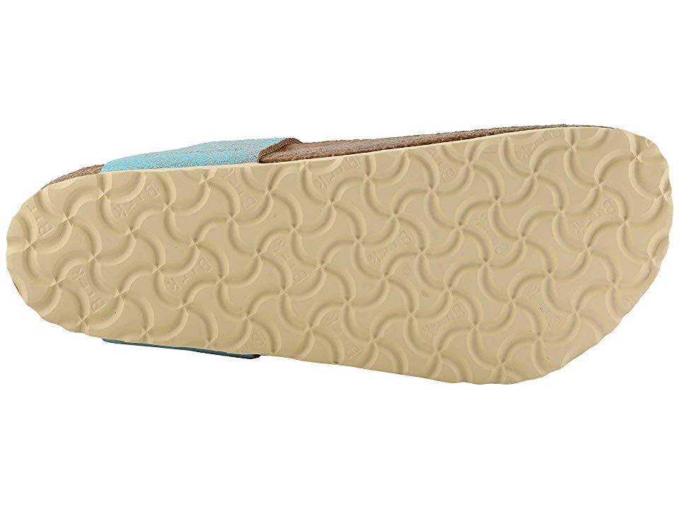 Birkenstock Gizeh - Leather (Washed Metallic Aqua) Women's Sandals