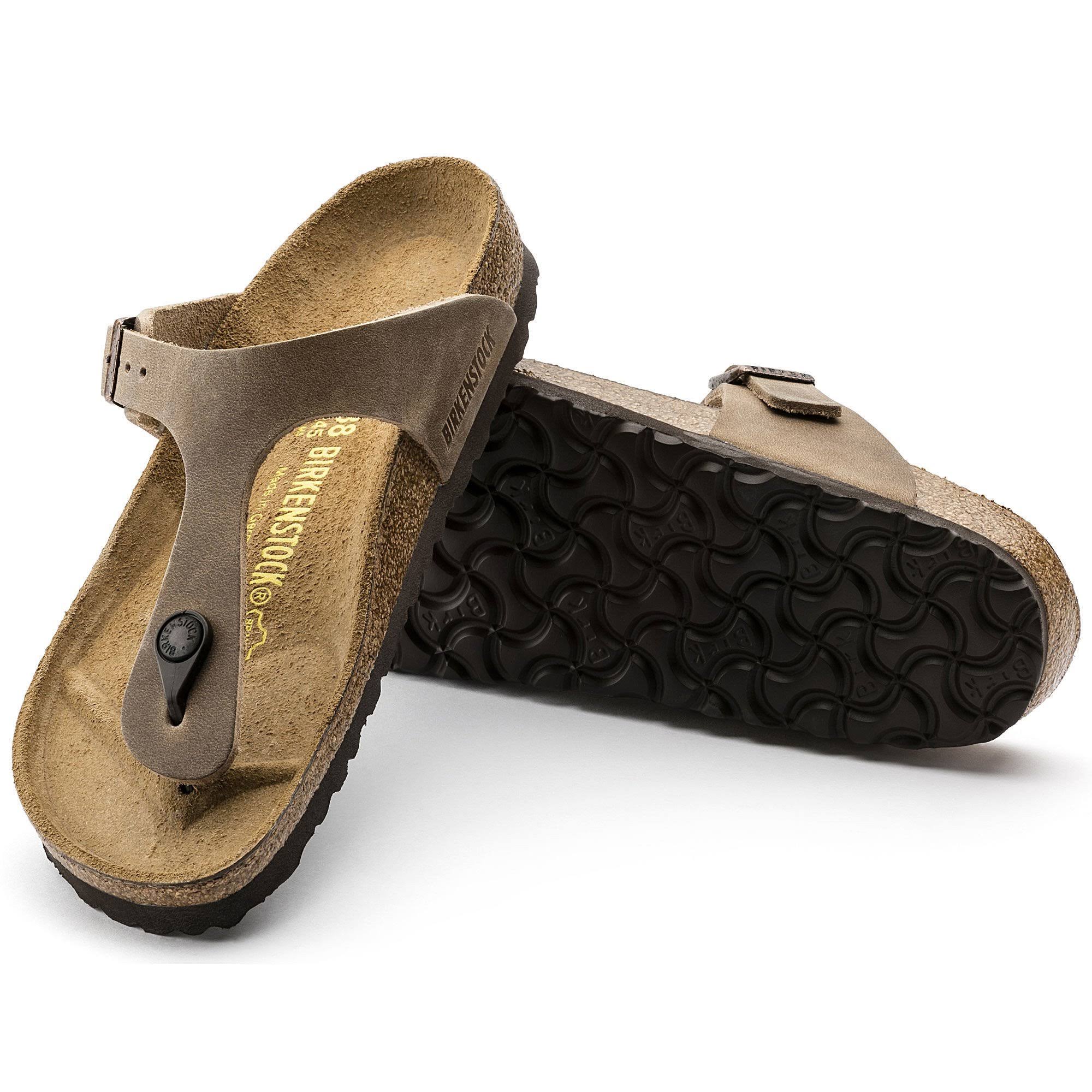 Birkenstock Women's Gizeh Tobacco Oiled Leather 39