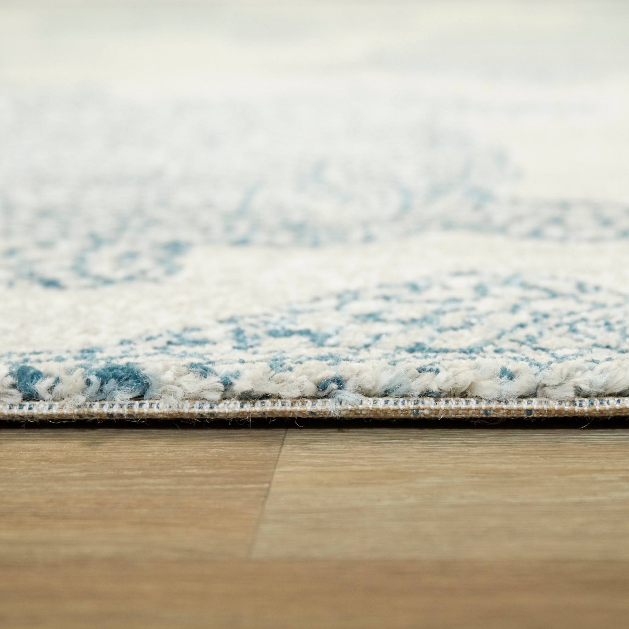 Folse Coastal Turtle Area Rug - Blue - 7&10x22 x 10&