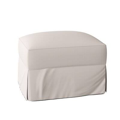 Birch Lane Young 29x22 Rectangle Standard Ottoman Body Fabric: Sunbrella Canvas Canvas