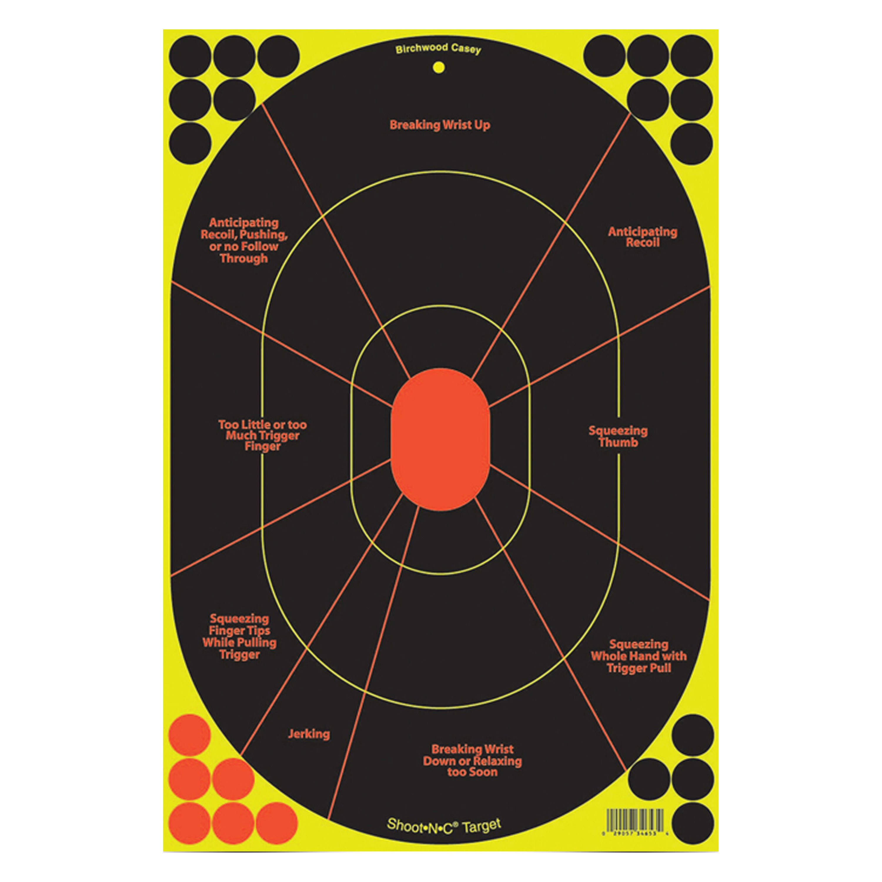 Birchwood Casey 34657 Shoot-N-C 12x22 x 18x22 Handgun Trainer