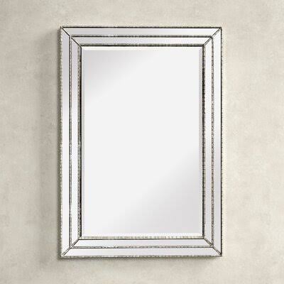 Willacoochee Traditional Beveled Accent Mirror Finish Silver