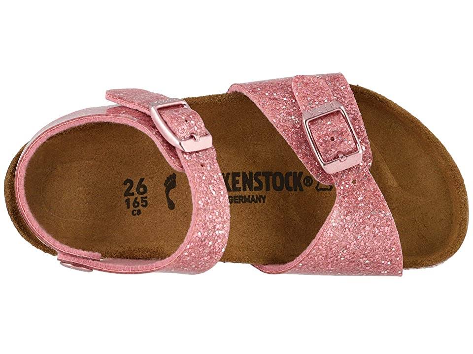 Birkenstock Kids Rio Birko-Flor Cosmic Sparkle Old Rose 33