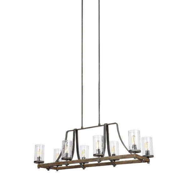 Zaria 8-Light Kitchen Island Linear Pendant