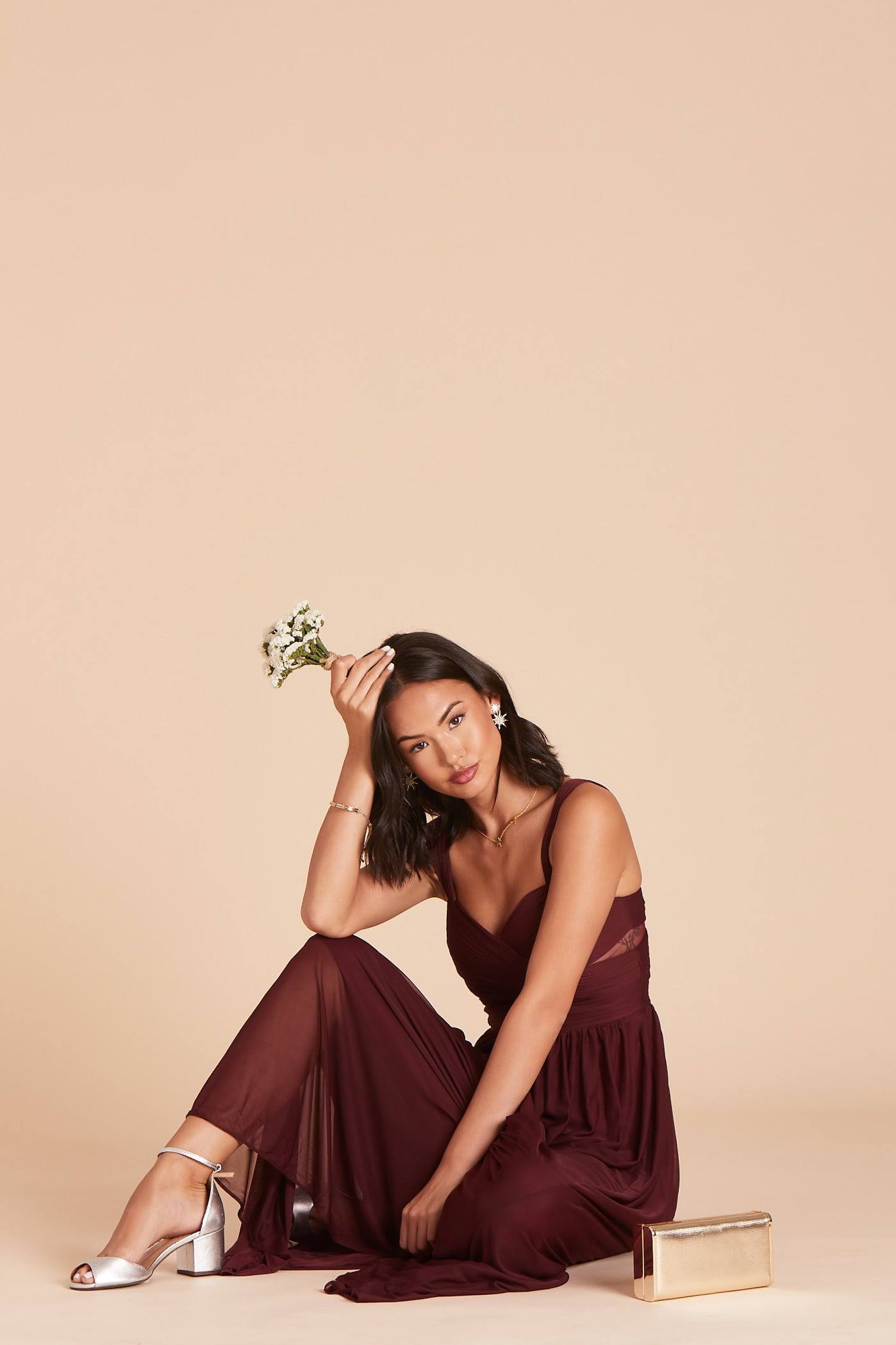 Birdy Grey Elsye Bridesmaid Dress in Cabernet XXL / Cabernet