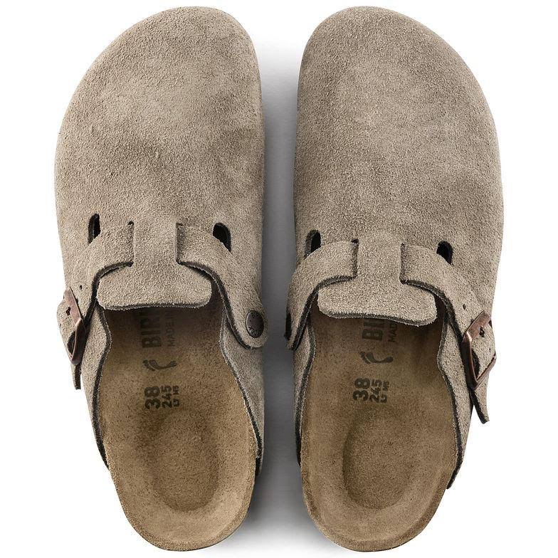 Birkenstock Boston Clog - 40 - Taupe Suede