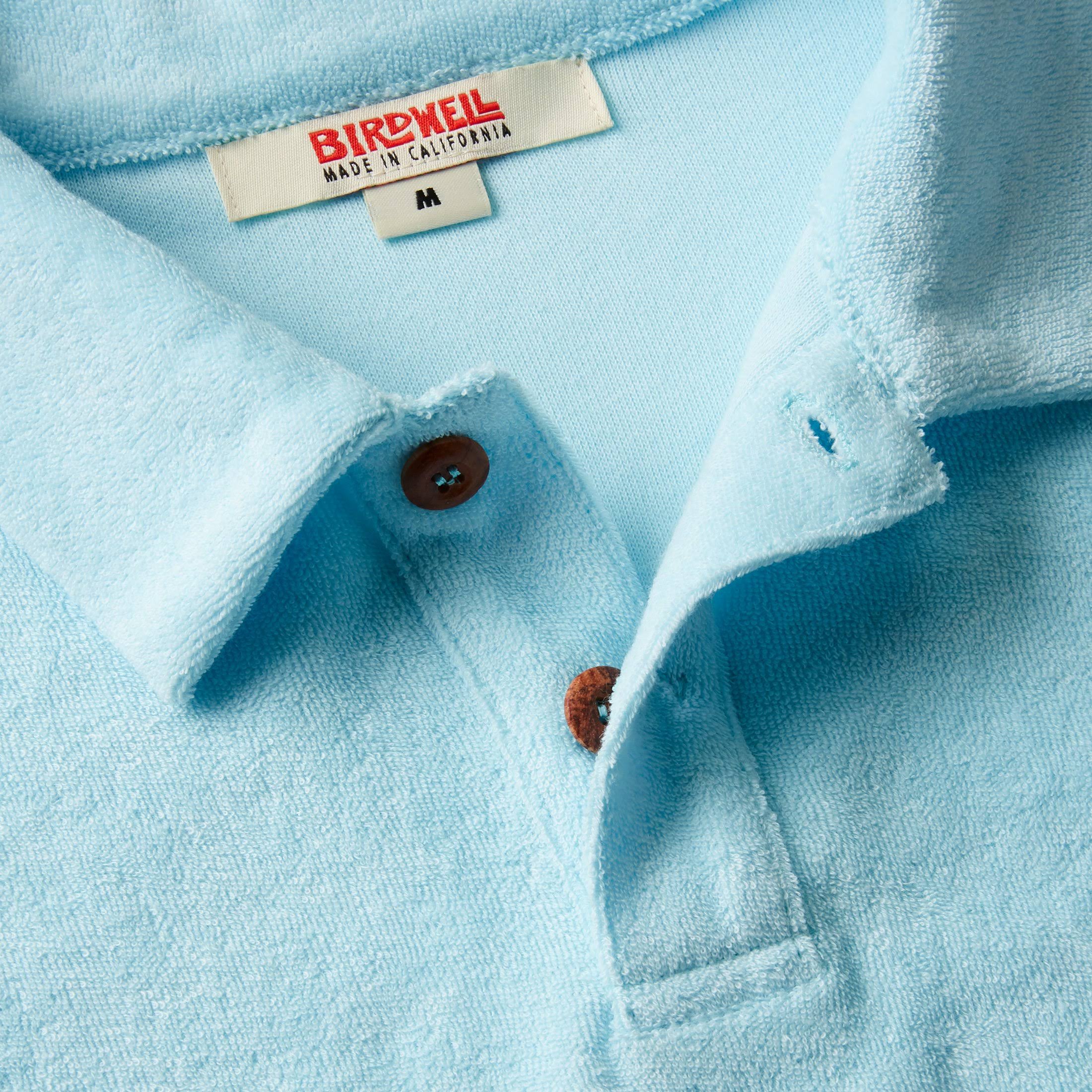 Men's Terry Polo - Light Blue | Birdwell Beach Britches S / Light Blue 007