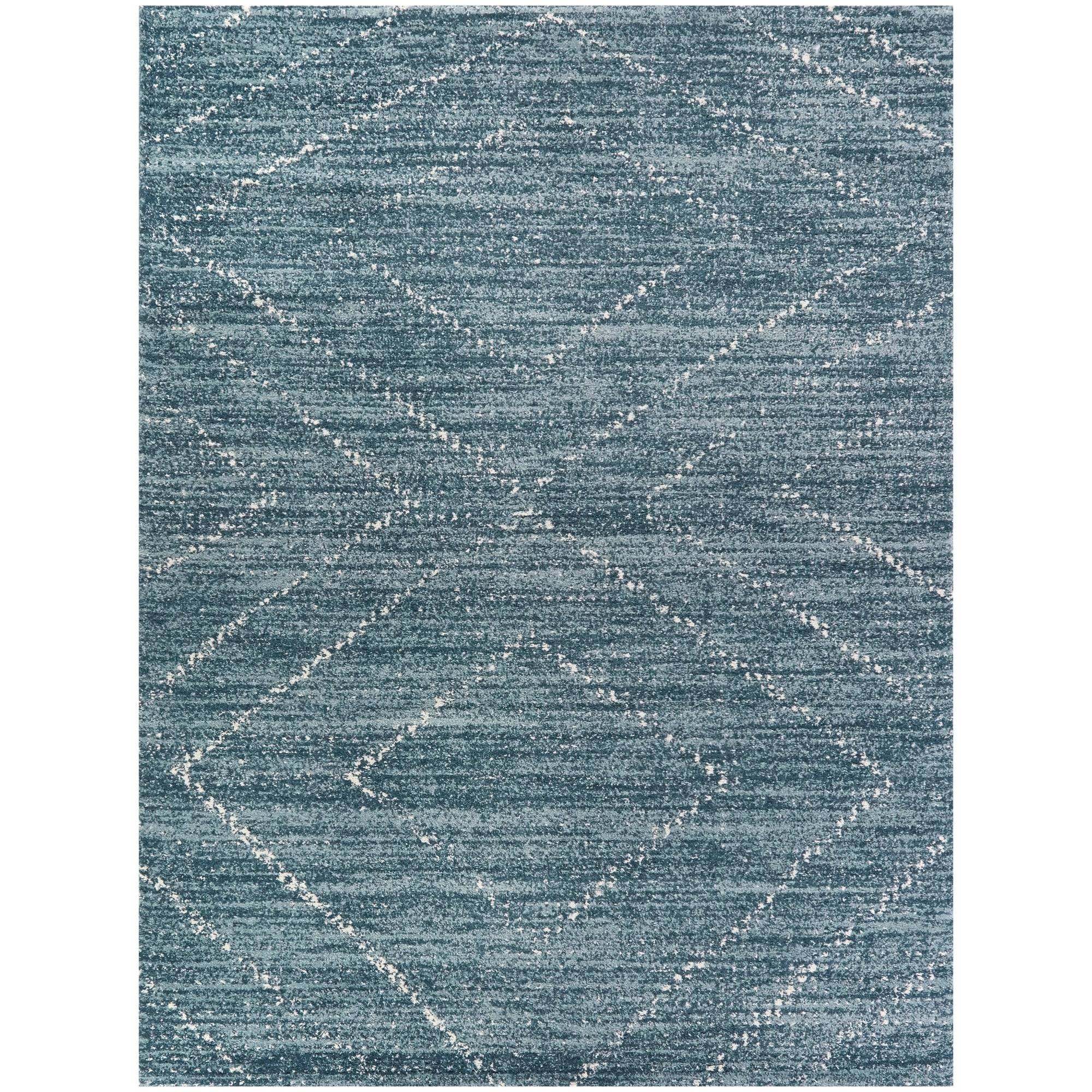 BALTA Sienna Blue 9 ft. x 12 ft. Geometric Area Rug
