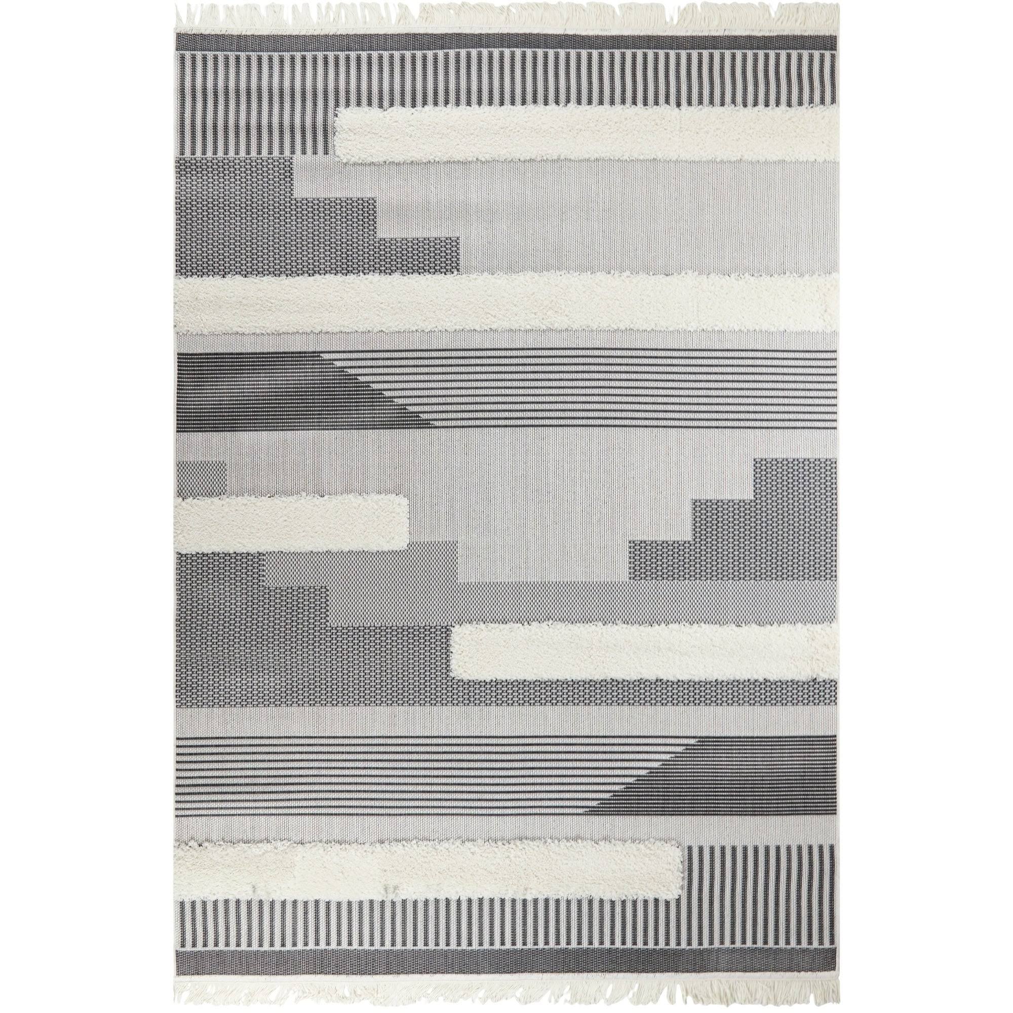BALTA Tremo Grey 5&3x22 x 5&3x22 Indoor/Outdoor Area Rug