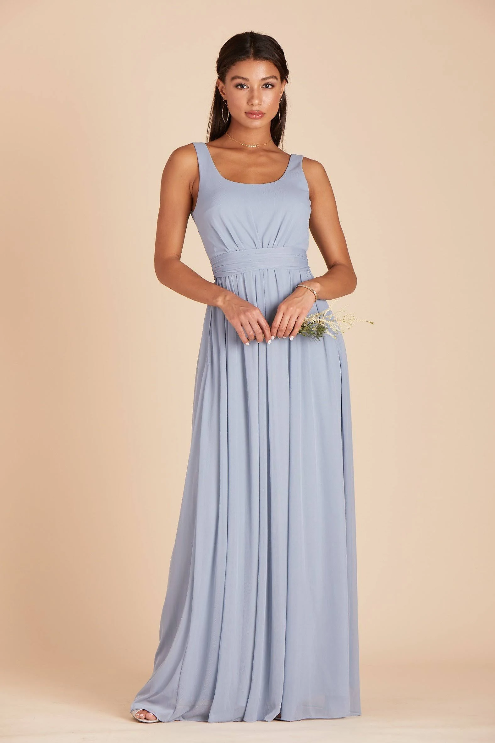 Birdy Grey Jan Bridesmaid Dress in Dusty Blue L / Dusty Blue