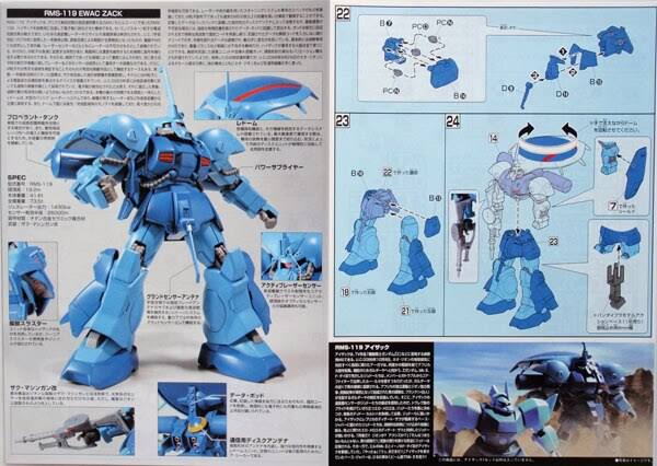 Gundam Rms-119 EWAC-Zack HGUC 1/144 Scale