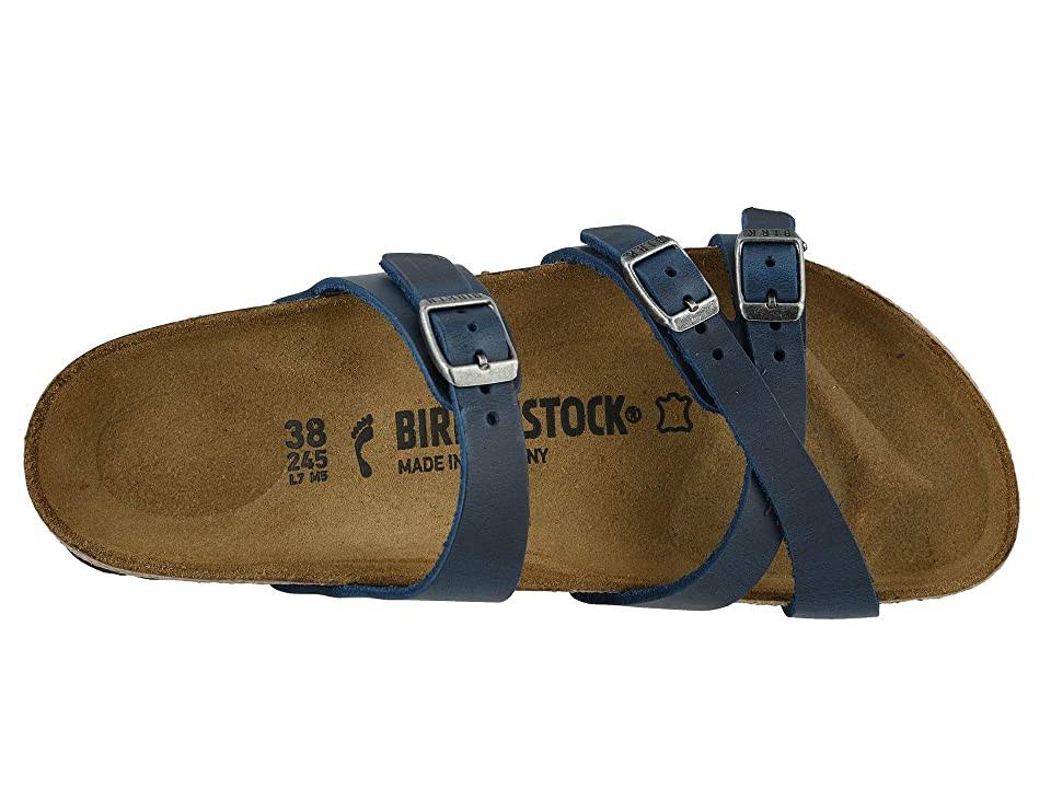 Birkenstock Women's Franca Sandal - 42 - Blue Oiled Leather