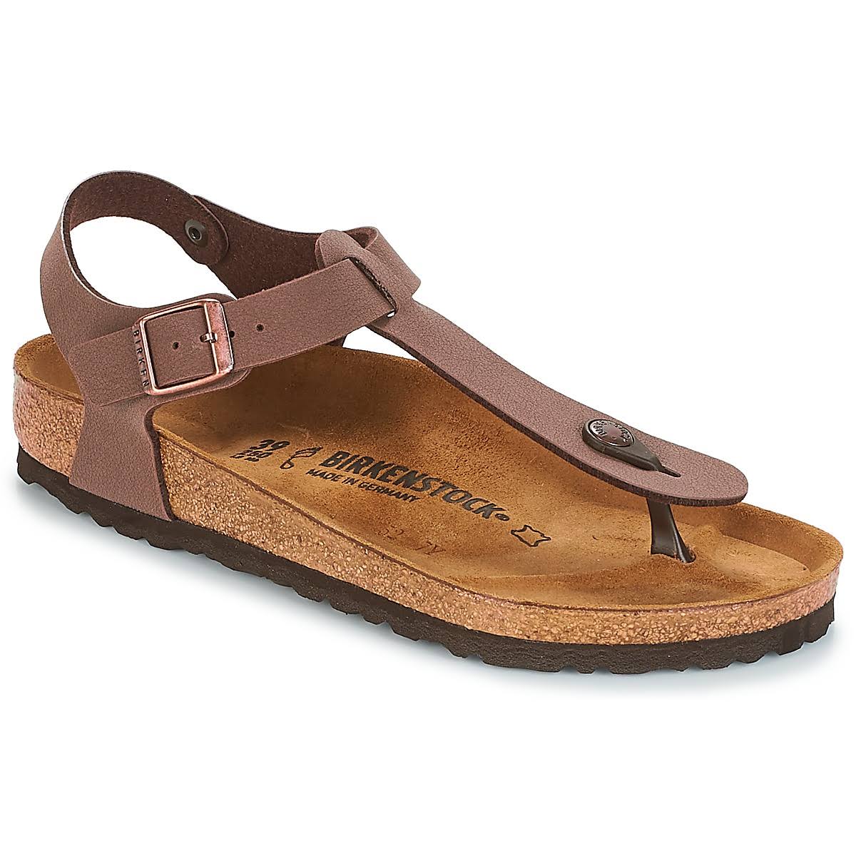 Birkenstock Unisex Kairo Birko Flor Nubuck Mocca Sandals Size 12