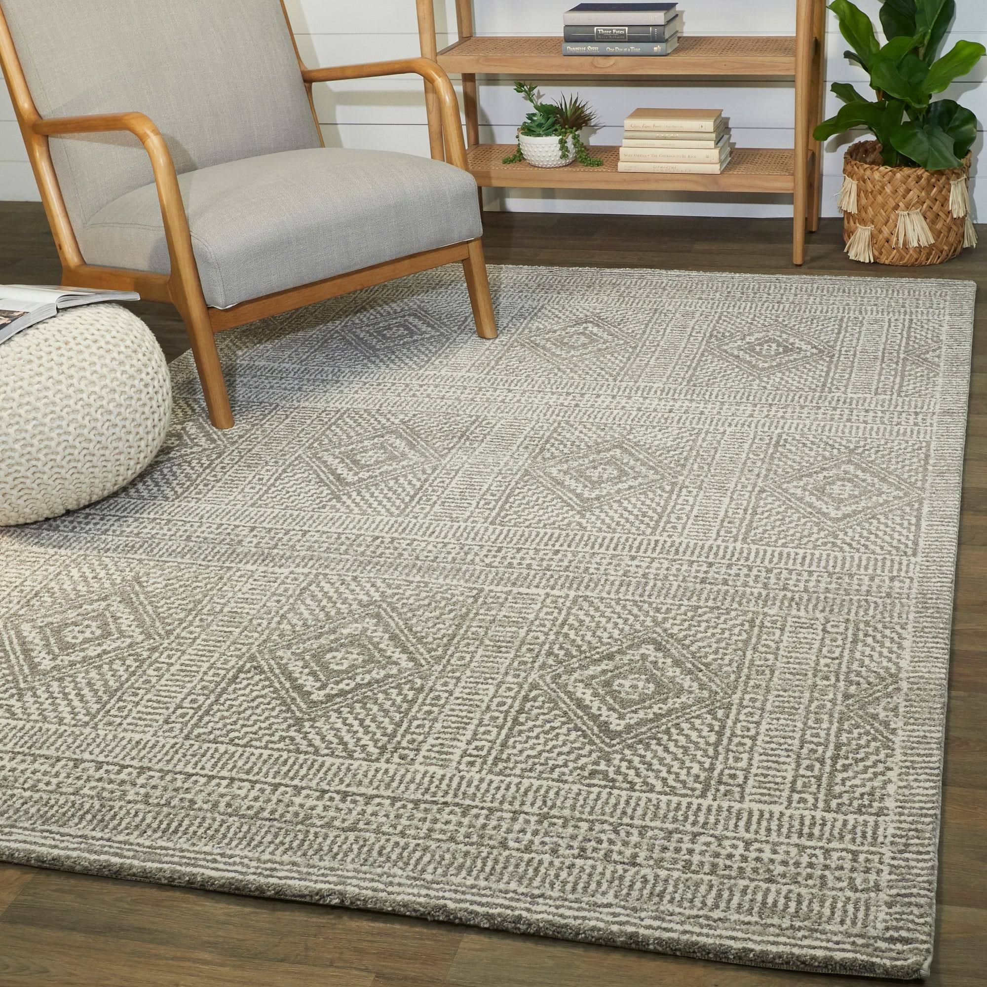 Timur Transitional Area Rug - Grey - 7&10x22 x 10&