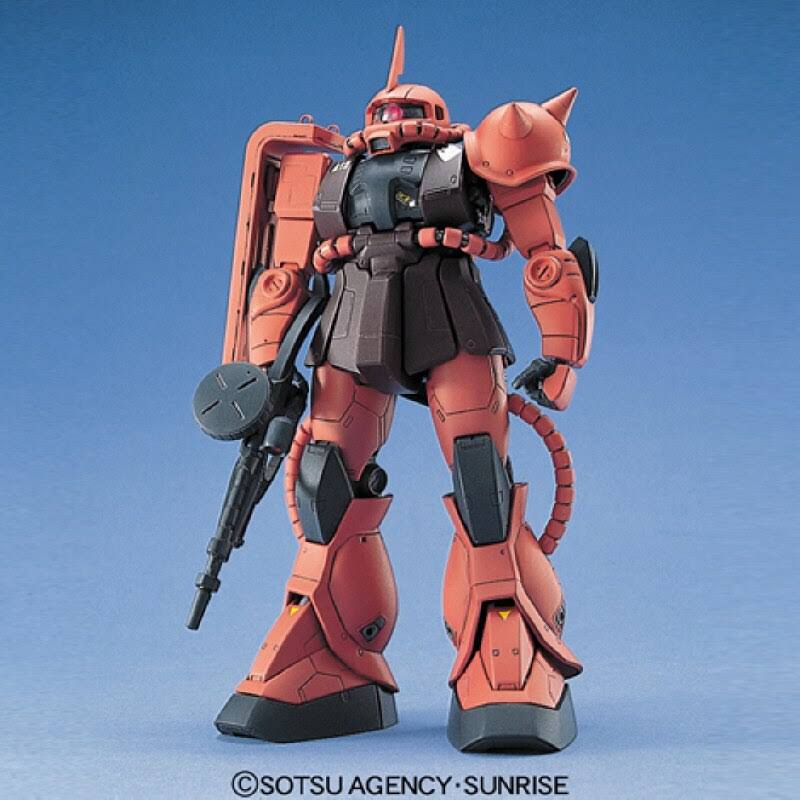 Gundam MS-06S Zaku II Char Custom mg 1/100 Scale