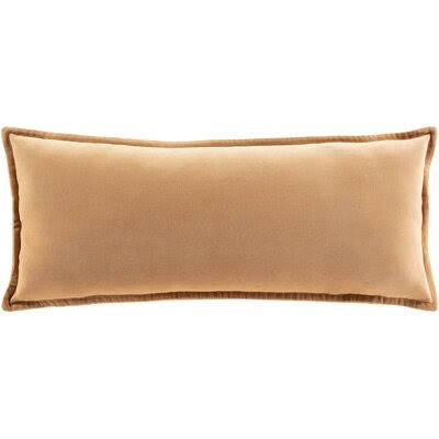 Gabriel Rectangular Cotton Pillow Cover & Insert Fill Material: Polyester/Polyfill, Color: Camel