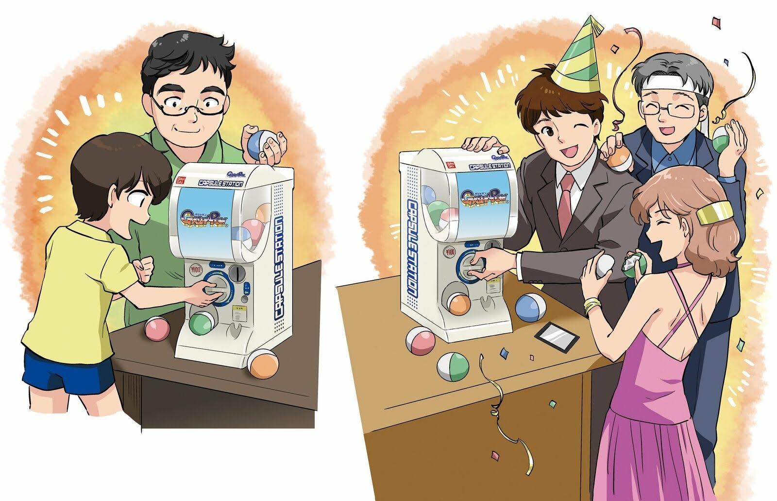 Bandai Official Gashapon Machine/Japan