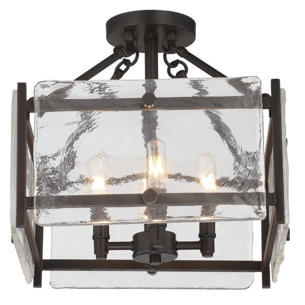 Dorota 4 - Light 14x22 Lantern Square Semi Flush Mount