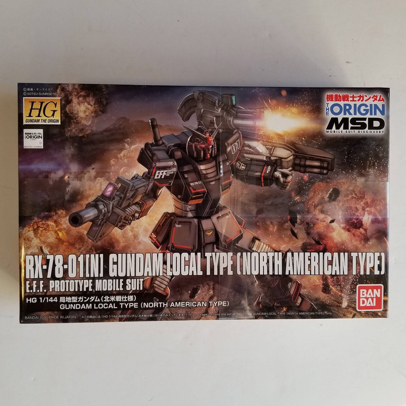 Bandai The Origin Gundam Local Type North American Front HG 1/144 Model Kit