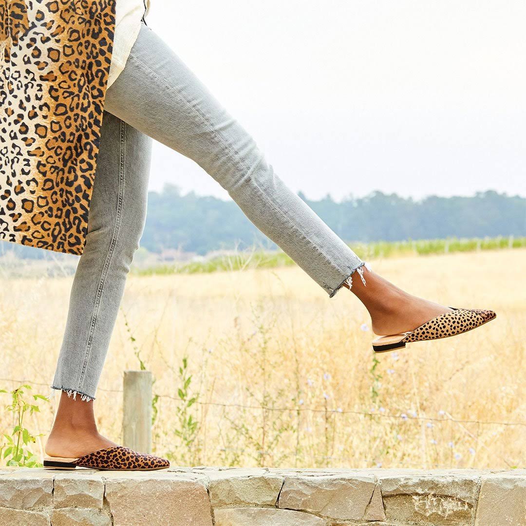 Birdies Swan Mule, Size 7.5 in Mini Cheetah at Nordstrom