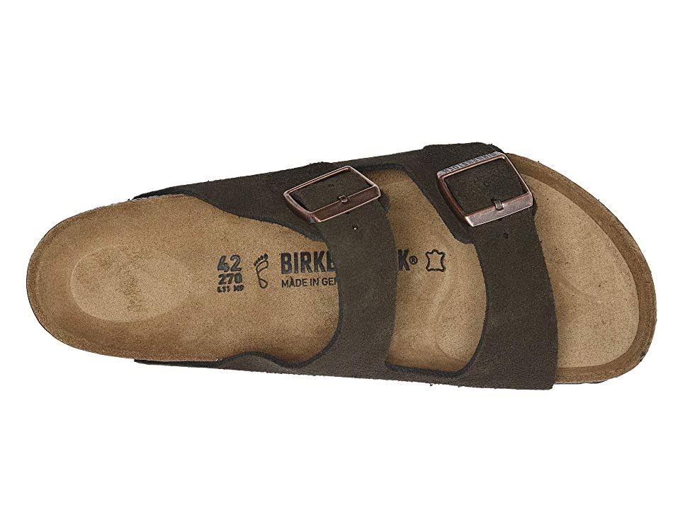 Birkenstock Unisex Arizona, Mocha Suede, 40