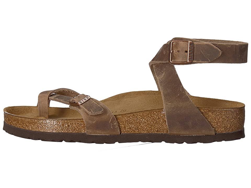 Birkenstock Women's Yara Oiled Leather Tobacco / 41 - Regular