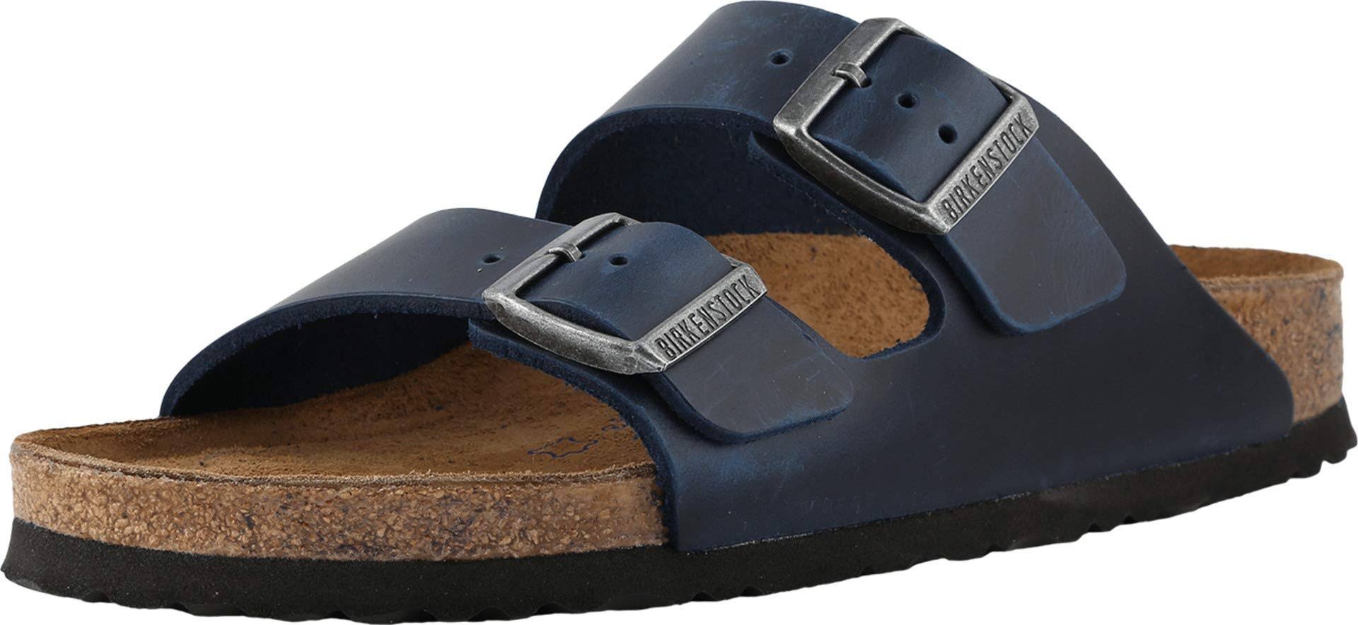 Birkenstock Arizona Soft Footbed (36 Blue Oiled Leather)