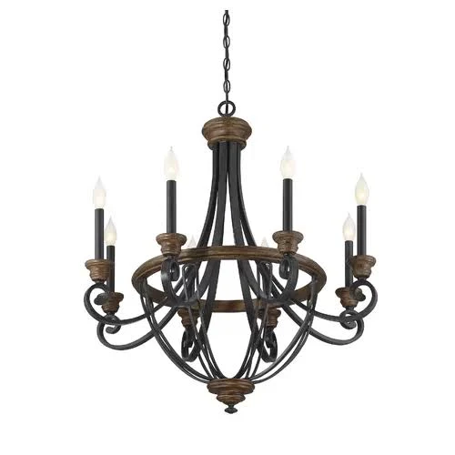 Nanteuil 8 - Light Candle Style Empire Chandelier