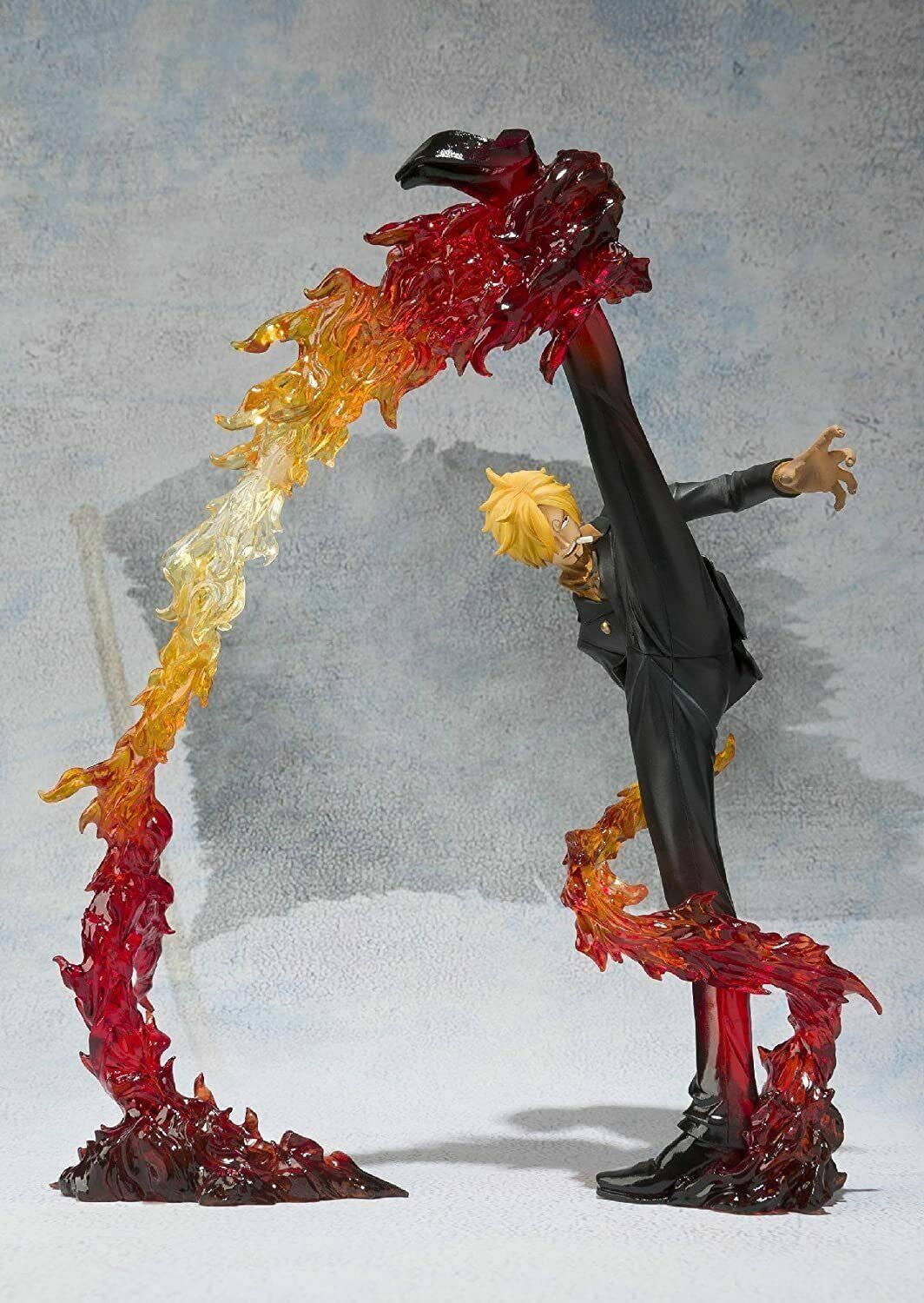 One Piece: Sanji Battle Ver Diable Jambe Flambage Shot Figuarts Zero Figure