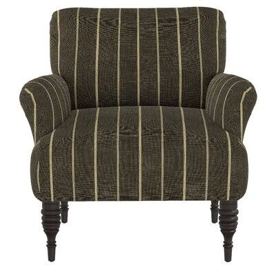 Metter 32x22 Wide Cotton Armchair Birch Lane Body Fabric: Fritz Peppercorn Cotton Blend