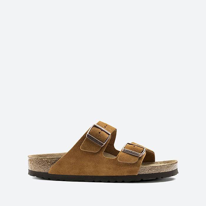 Birkenstock Arizona Soft Footbed Suede Leather Mink