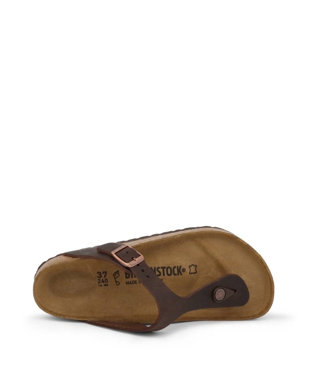 Birkenstock - Gizeh Oiled-Leather Brown / 38