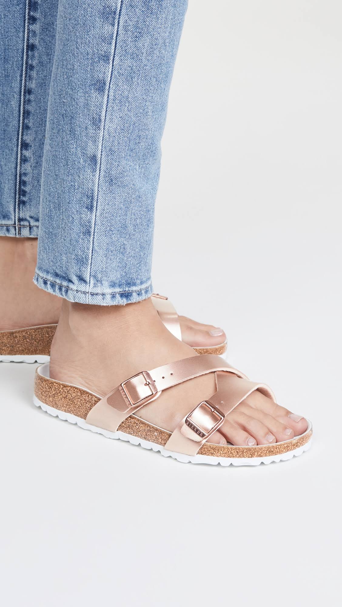 Birkenstock Yao Hex Sandals Copper 36