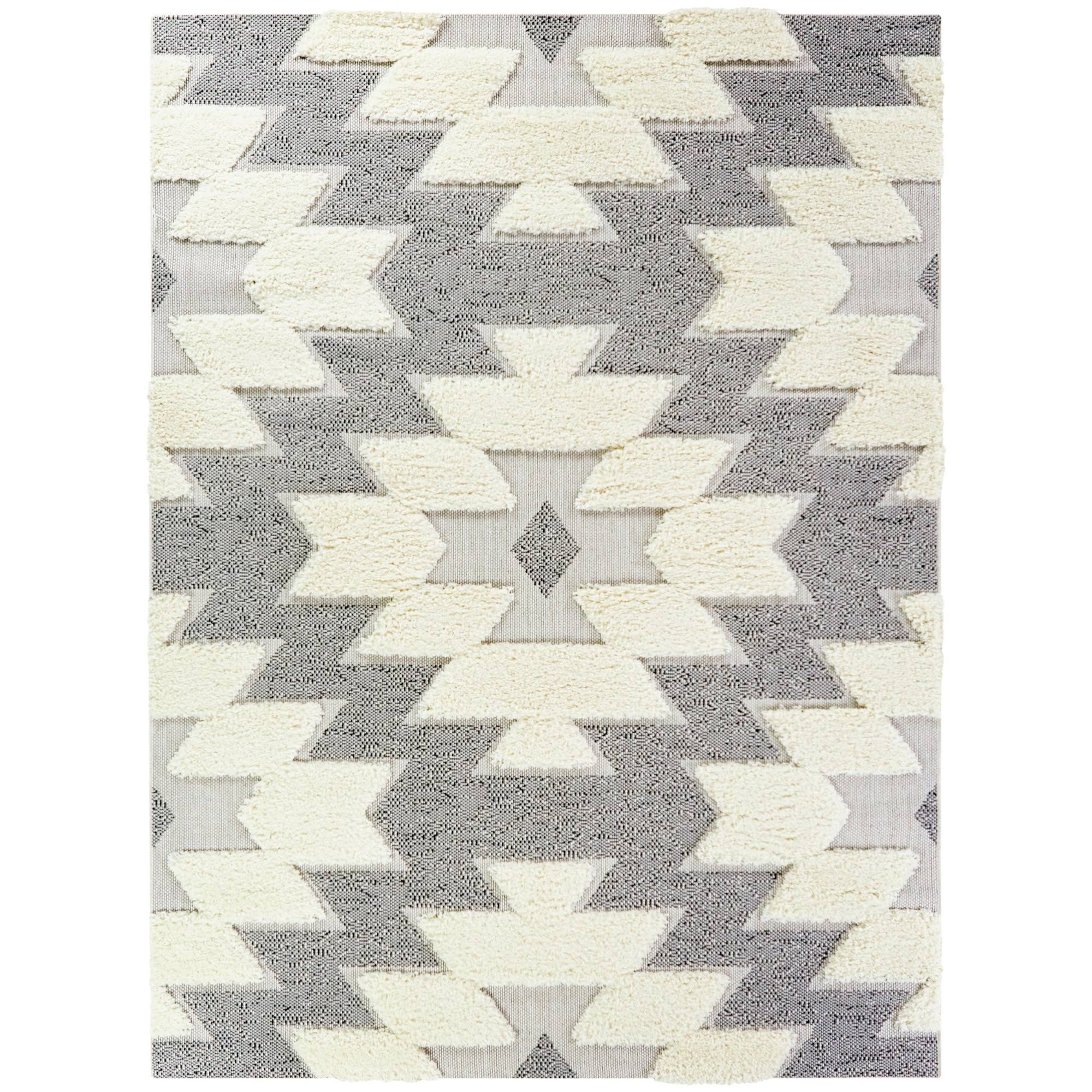 BALTA Warren Grey 8 ft. x 10 ft. Southwestern Shag Area Rug