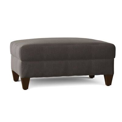 Birch Lane Fairchild 44x22 Rectangle Standard Slipcovered Ottoman Body Fabric: Tibby Pewter