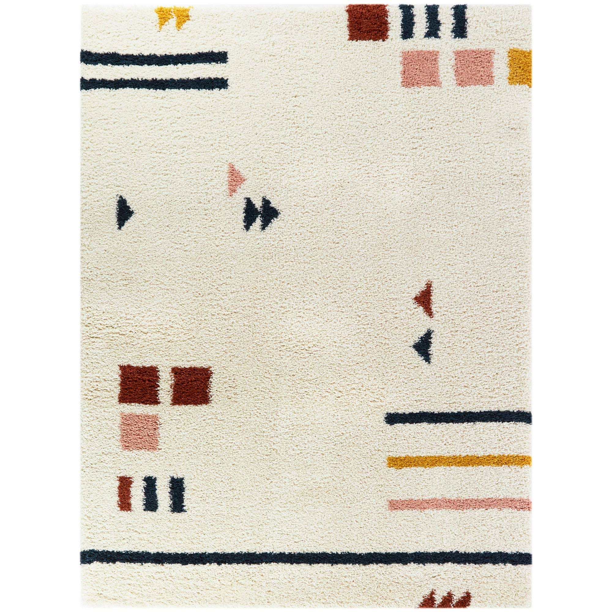 BALTA Chase Cream 8 ft. x 10 ft. Contemporary Shag Area Rug, Ivory