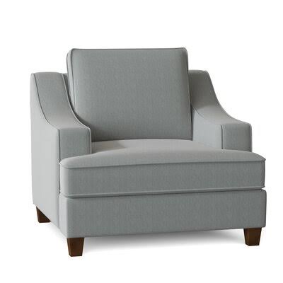 Lise 39x22 Wide Armchair Birch Lane Body Fabric: Sunbrella Cast Mist