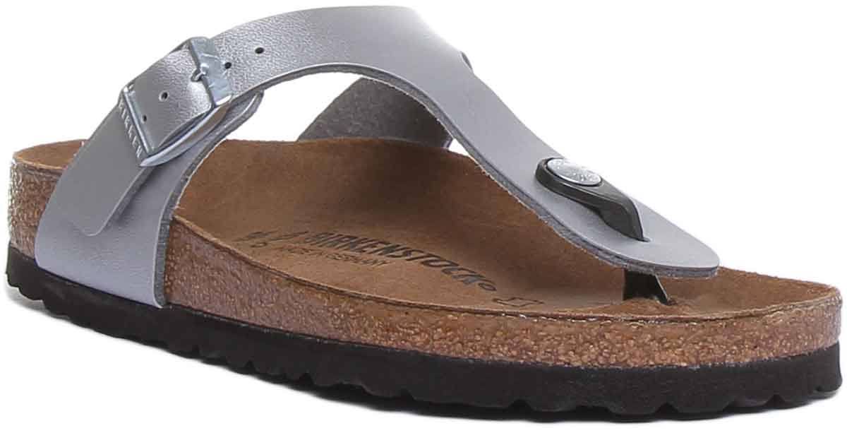 Birkenstock Sandals | Gizeh, Silver