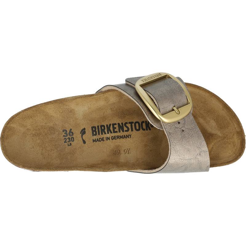 Birkenstock | Madrid Big Buckle Graceful Taupe Leather Mules