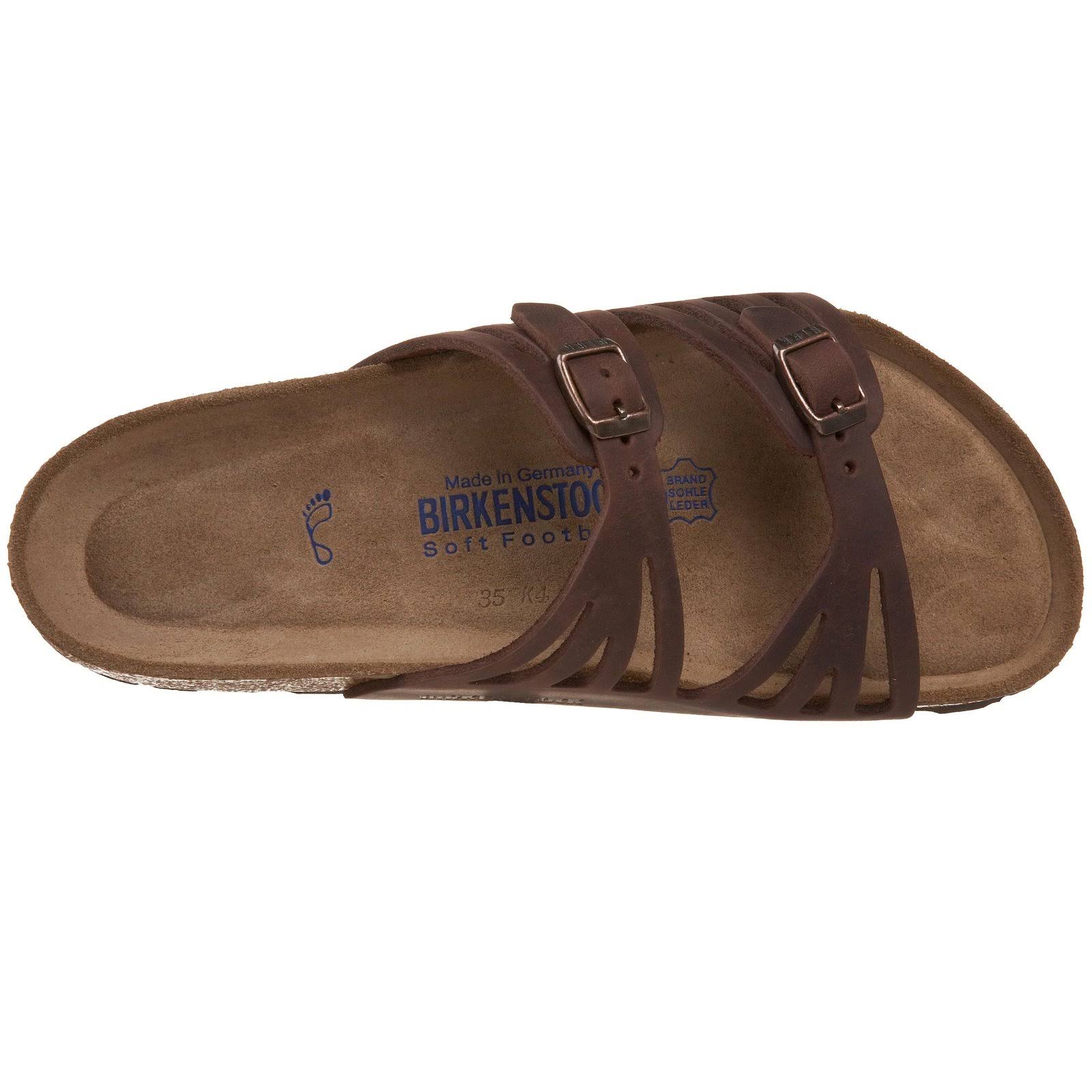 Birkenstock Women's Granada Soft Footbed (40 Habana Oiled Leather)