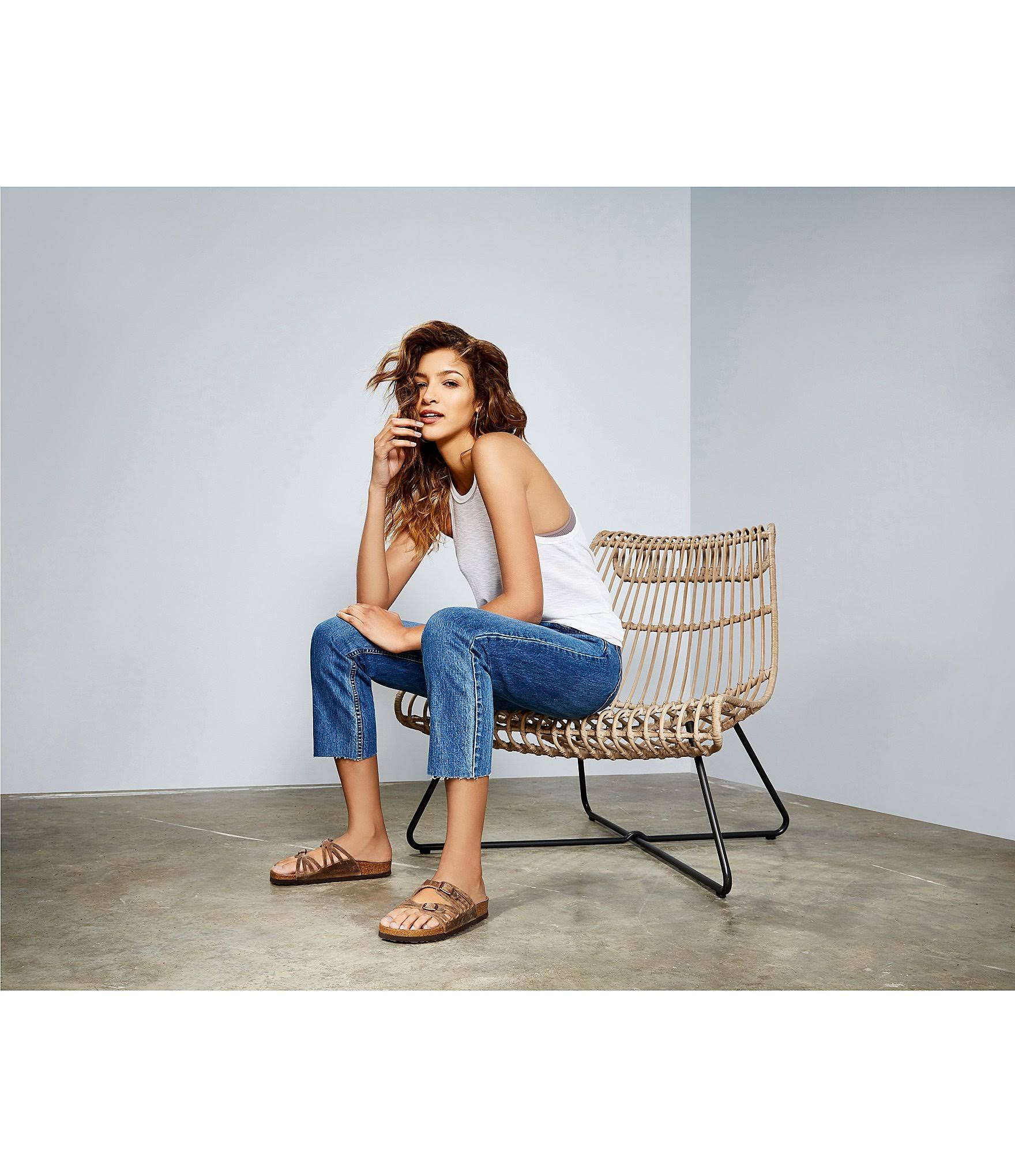 Birkenstock Women's Granada Soft Footbed (36 Narrow Habana Oiled Leather)