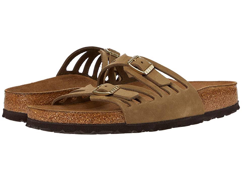 Birkenstock Women's Granada Soft Footbed Nubuck Suede Sandals - 11M